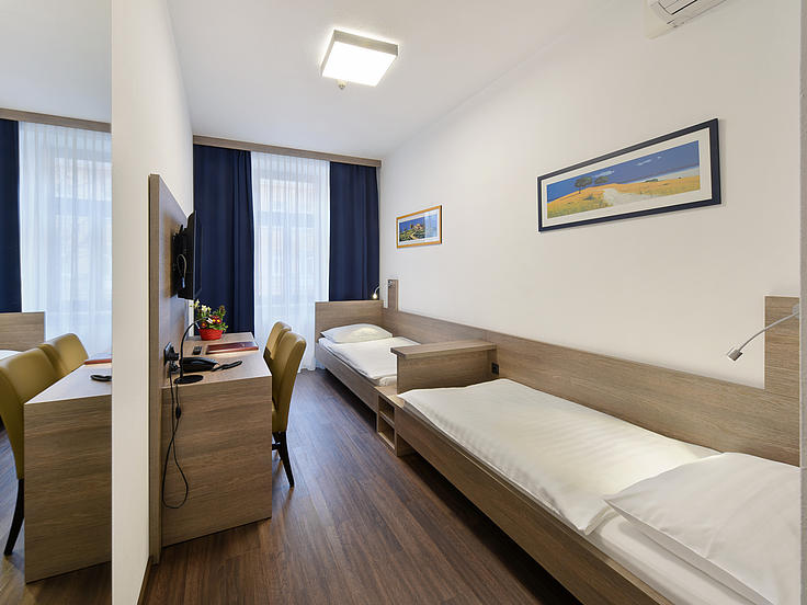 Twin Zimmer mit 2 getrennten Betten/Einzelbetten im Hotel Lucia